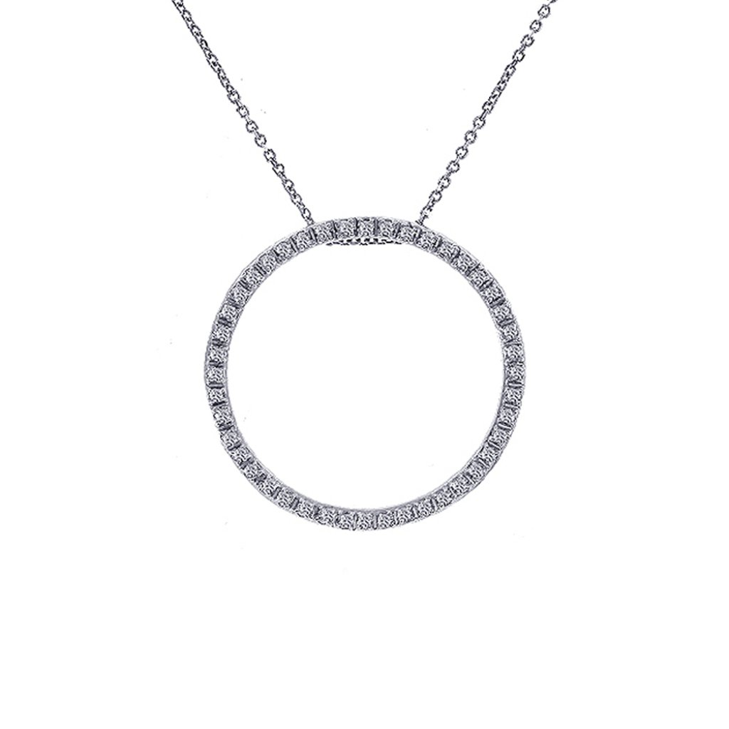 0.45 Carat Diamond Sparkling Eternity Pendant
